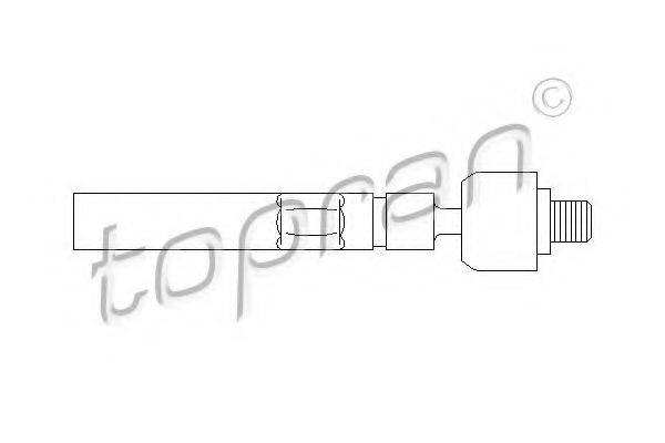 TOPRAN 722241 Осьовий шарнір, рульова тяга