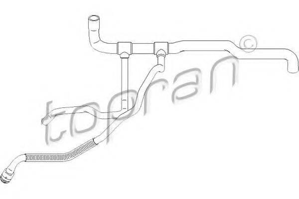 TOPRAN 207732 Шланг радіатора