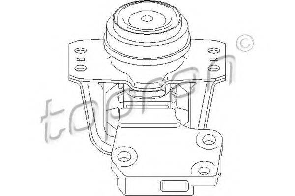 TOPRAN 722610 Підвіска, двигун
