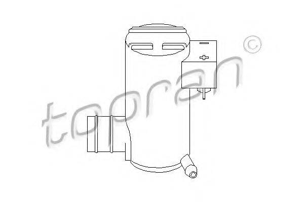 TOPRAN 722447 Водяний насос, система очищення вікон