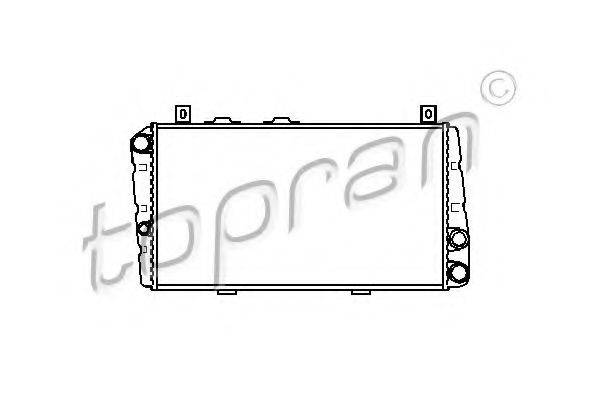 TOPRAN 112240 Радіатор, охолодження двигуна