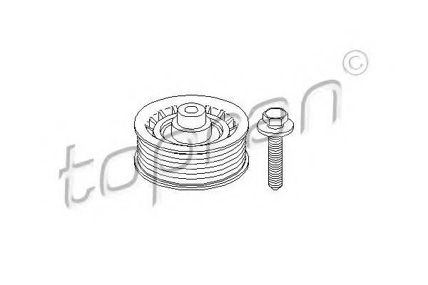 TOPRAN 304114 Паразитний / провідний ролик, полікліновий ремінь