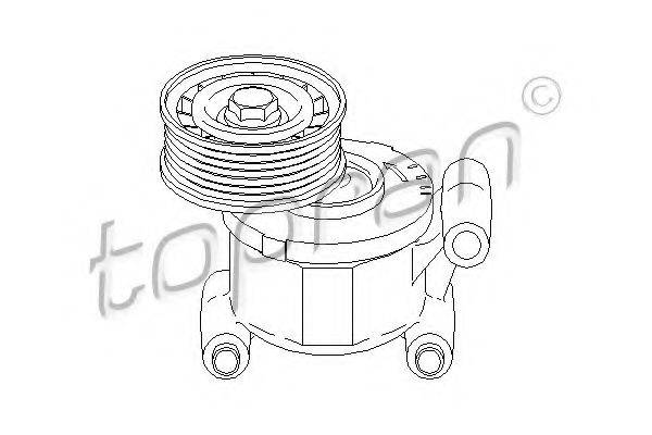 TOPRAN 304100 Натягувач ременя, клинового зубча