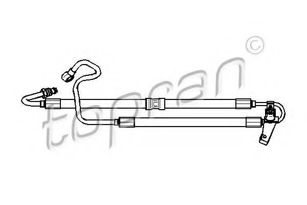 TOPRAN 501742 Гідравлічний шланг, кермо