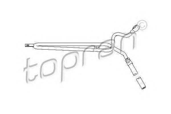 TOPRAN 501727 Гідравлічний шланг, кермо