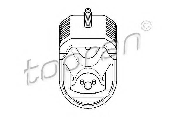 TOPRAN 407835 Підвіска, двигун