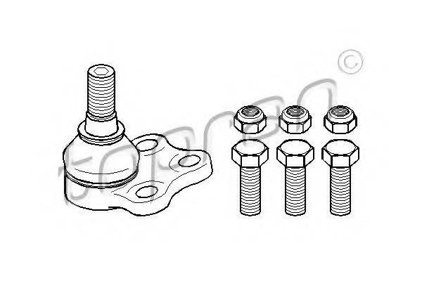 TOPRAN 207676 несучий / напрямний шарнір