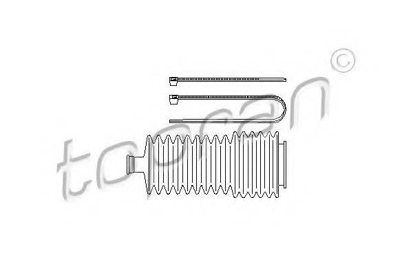 TOPRAN 700745 Комплект пильника, рульове керування