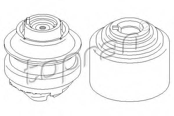 TOPRAN 407842 Підвіска, двигун