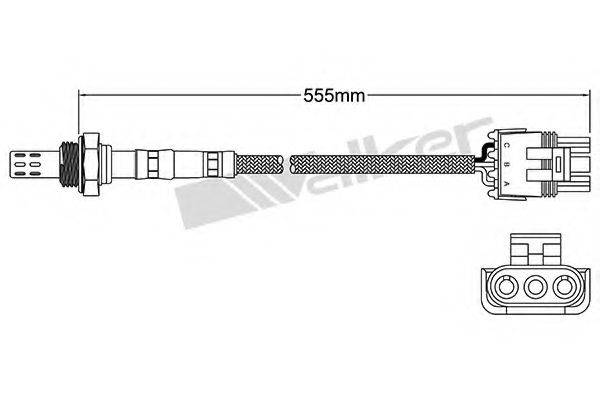 WALKER PRODUCTS 25023826 Лямбда-зонд