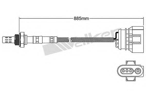 WALKER PRODUCTS 25024194 Лямбда-зонд