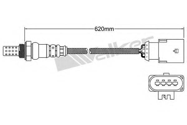 WALKER PRODUCTS 25024538 Лямбда-зонд