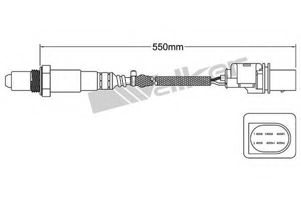 WALKER PRODUCTS 25025049 Лямбда-зонд