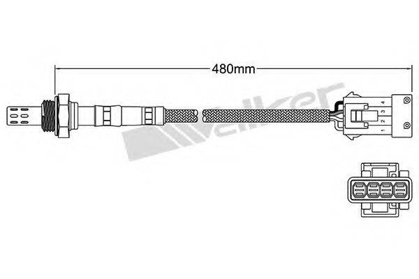 WALKER PRODUCTS 25024134 Лямбда-зонд