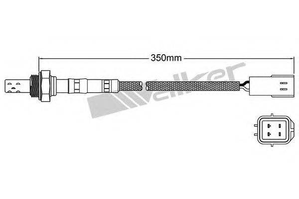 WALKER PRODUCTS 25023042 Лямбда-зонд