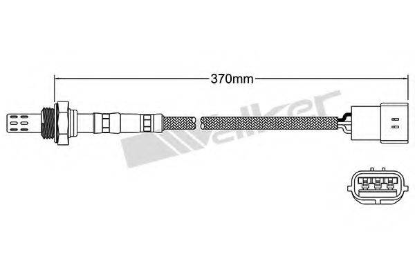 WALKER PRODUCTS 25023084 Лямбда-зонд