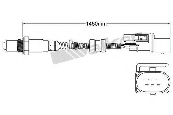 WALKER PRODUCTS 25025004 Лямбда-зонд