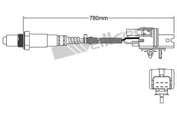 WALKER PRODUCTS 25025009 Лямбда-зонд