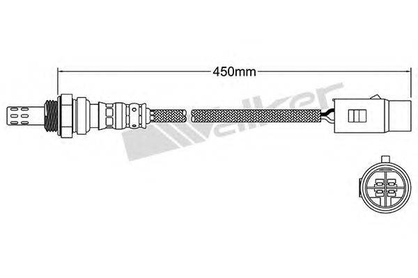 WALKER PRODUCTS 25024091 Лямбда-зонд