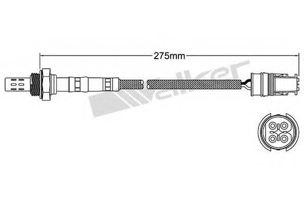 WALKER PRODUCTS 25024140 Лямбда-зонд