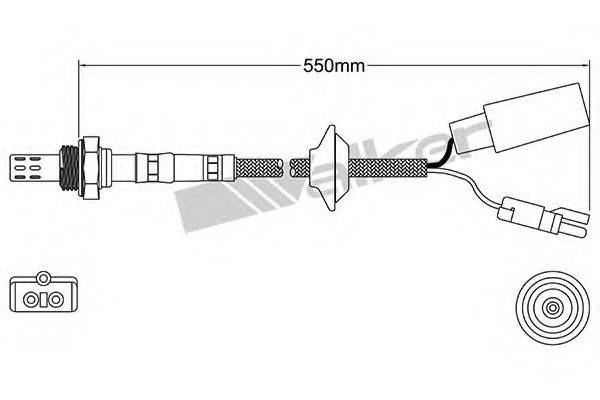 WALKER PRODUCTS 25023024 Лямбда-зонд