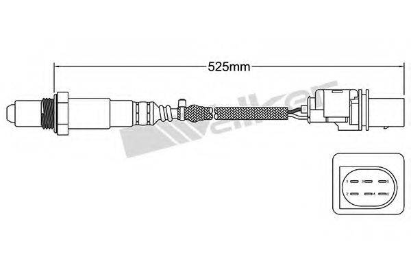 WALKER PRODUCTS 25025019 Лямбда-зонд