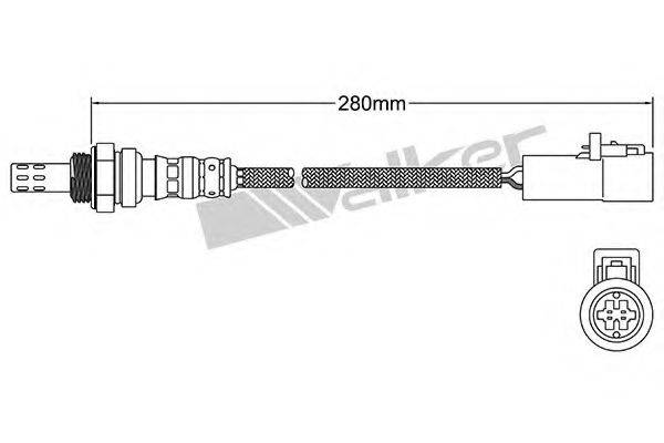 WALKER PRODUCTS 25024749 Лямбда-зонд