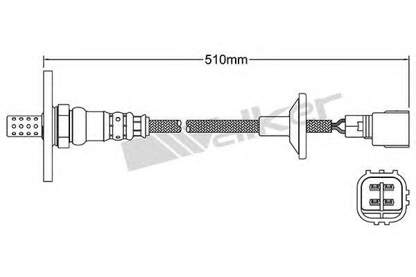 WALKER PRODUCTS 25024277 Лямбда-зонд