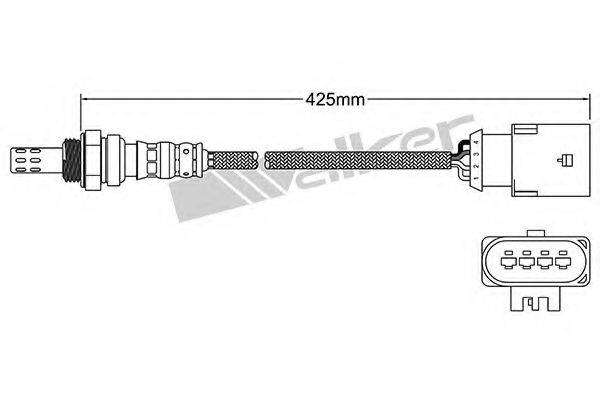 WALKER PRODUCTS 25024844 Лямбда-зонд