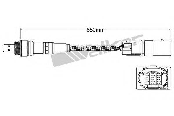 WALKER PRODUCTS 25025058 Лямбда-зонд