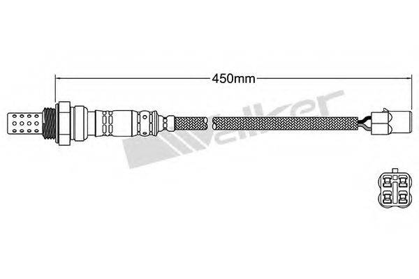 WALKER PRODUCTS 25023162 Лямбда-зонд