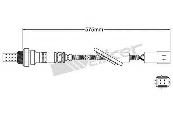 WALKER PRODUCTS 25024111 Лямбда-зонд