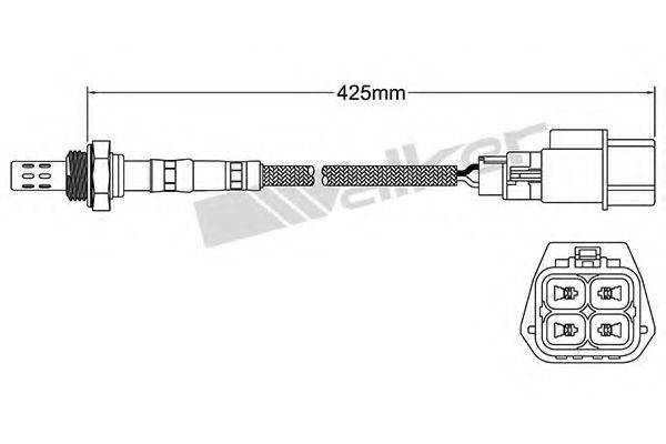 WALKER PRODUCTS 25024186 Лямбда-зонд