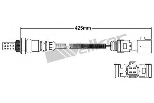 WALKER PRODUCTS 25024923 Лямбда-зонд