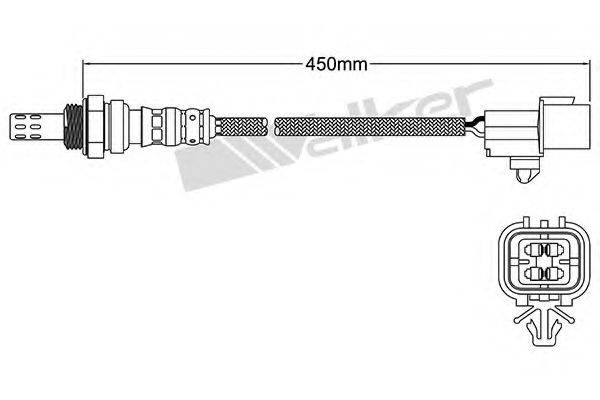 WALKER PRODUCTS 25024422 Лямбда-зонд