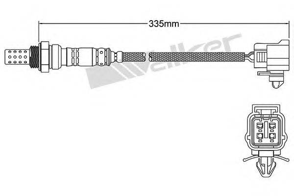 WALKER PRODUCTS 25024378 Лямбда-зонд