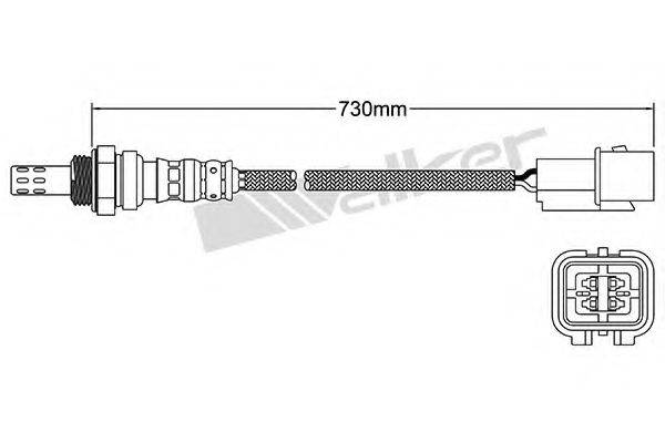 WALKER PRODUCTS 25024658 Лямбда-зонд