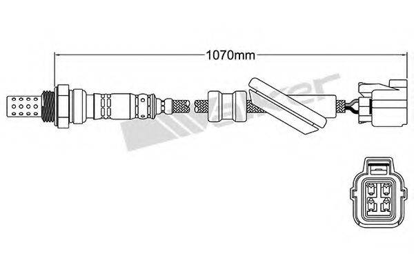 WALKER PRODUCTS 25024476 Лямбда-зонд