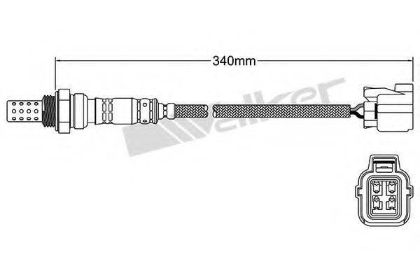 WALKER PRODUCTS 25024620 Лямбда-зонд