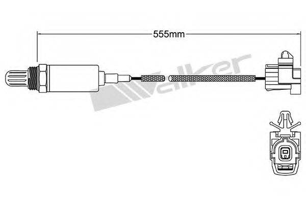 WALKER PRODUCTS 25021035 Лямбда-зонд