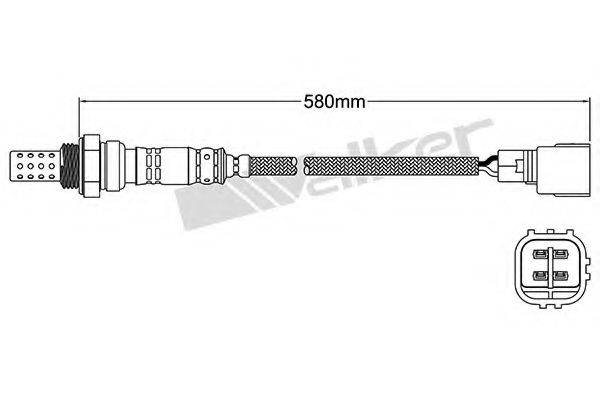 WALKER PRODUCTS 25024106 Лямбда-зонд