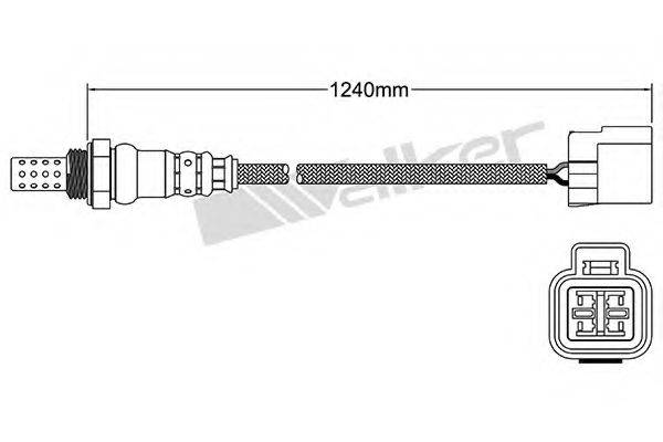 WALKER PRODUCTS 25024126 Лямбда-зонд