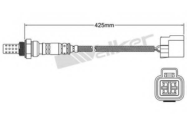 WALKER PRODUCTS 25024228 Лямбда-зонд