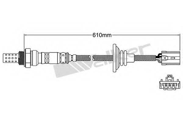 WALKER PRODUCTS 25024232 Лямбда-зонд