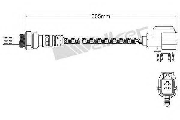 WALKER PRODUCTS 25024314 Лямбда-зонд