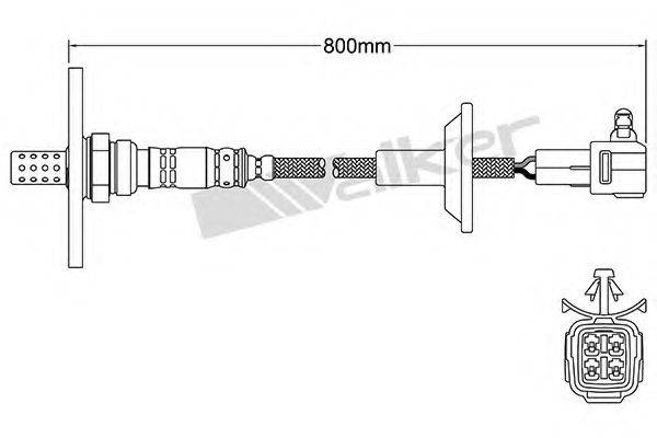 WALKER PRODUCTS 25024152 Лямбда-зонд