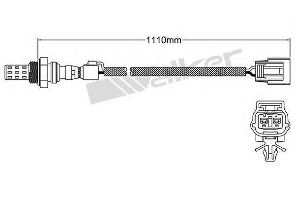 WALKER PRODUCTS 25022004 Лямбда-зонд