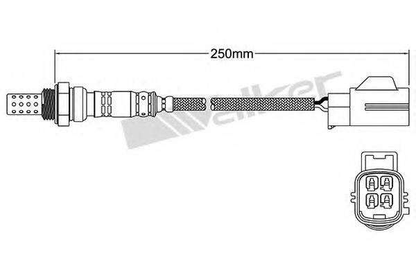 WALKER PRODUCTS 25024714 Лямбда-зонд