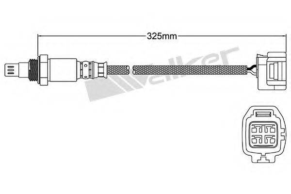 WALKER PRODUCTS 25054032 Лямбда-зонд