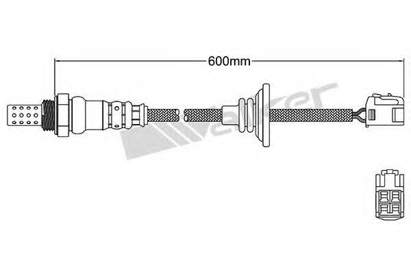 WALKER PRODUCTS 25024968 Лямбда-зонд